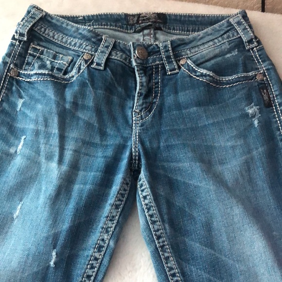 Silver LOLA boyfriend jeans p2485 - Picture 2 of 12